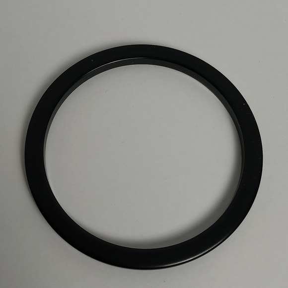 Vintage 2 Bakelite Bangle Bracelets Pair Marbled Red Black Set Tested - Picture 7 of 7